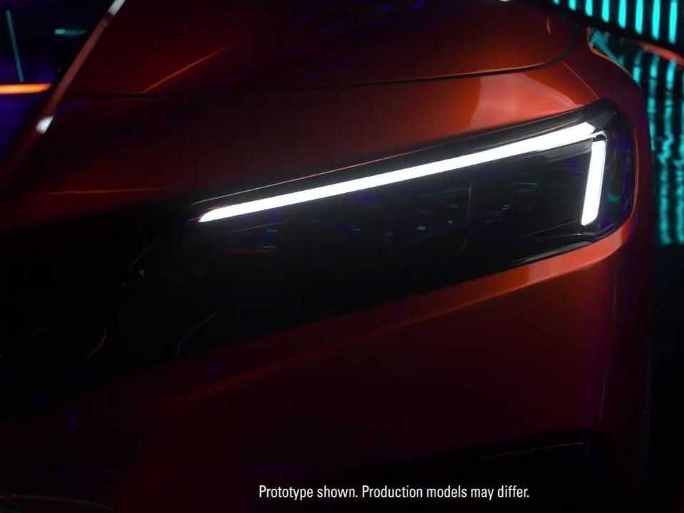Teaser antecipa nova geração do Honda Civic